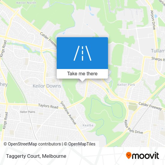 Taggerty Court map