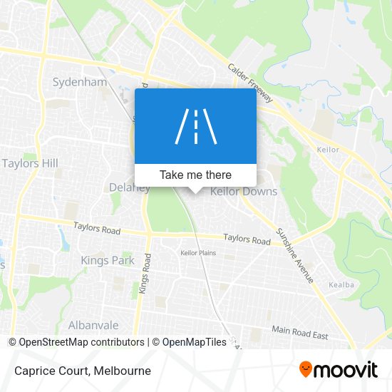 Caprice Court map