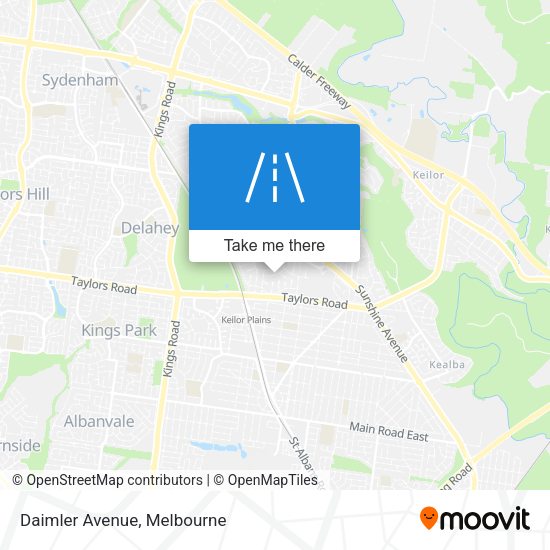 Daimler Avenue map