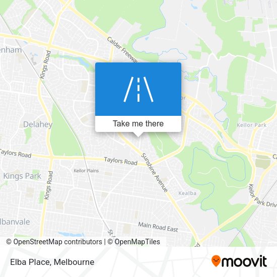 Elba Place map
