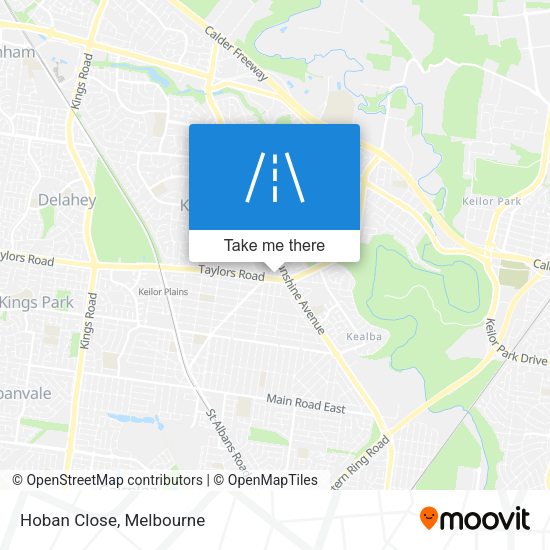 Hoban Close map