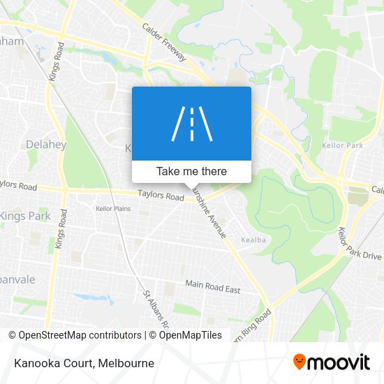 Kanooka Court map