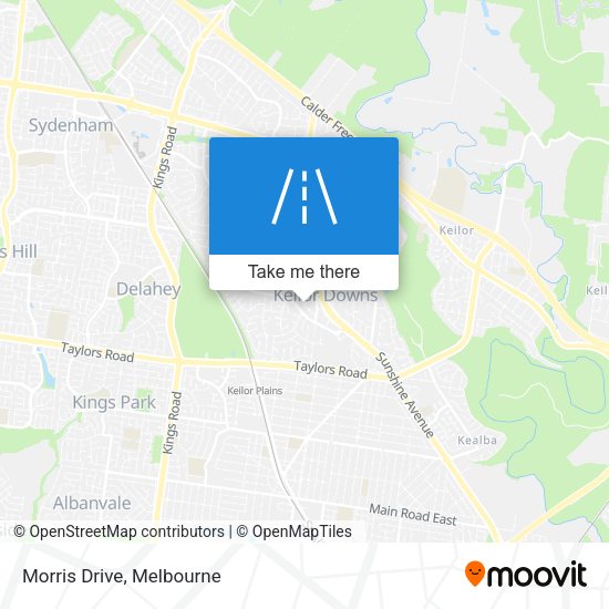 Morris Drive map