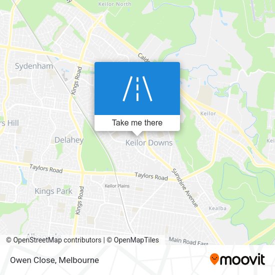 Owen Close map