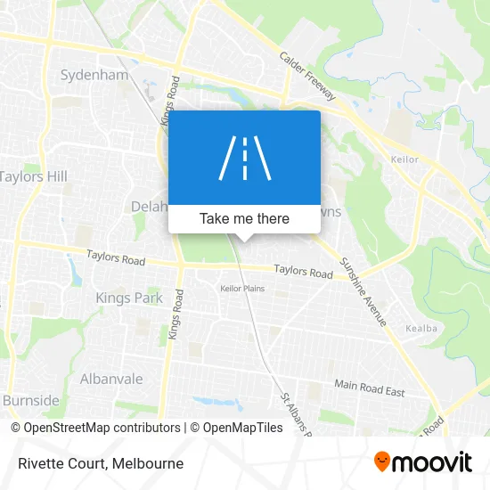 Mapa Rivette Court