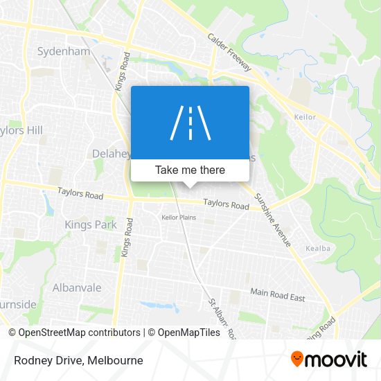 Rodney Drive map