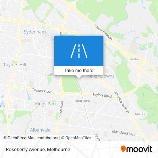 Roseberry Avenue map