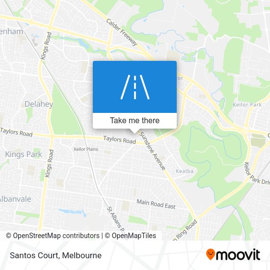 Santos Court map