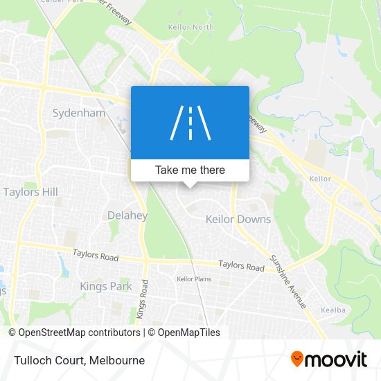 Tulloch Court map