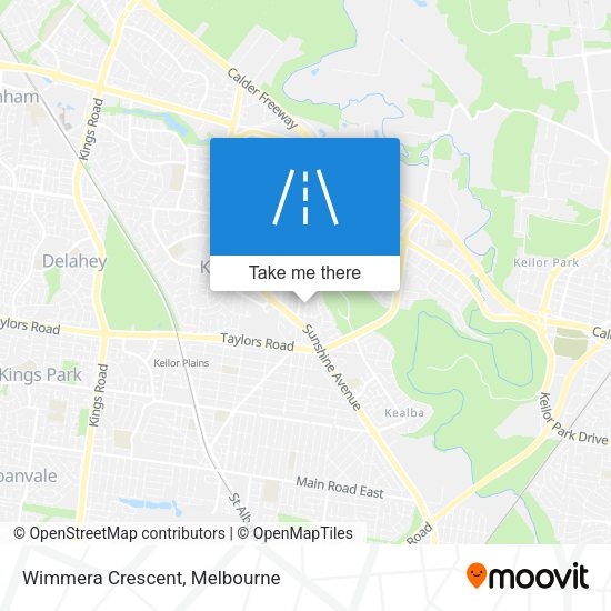 Wimmera Crescent map