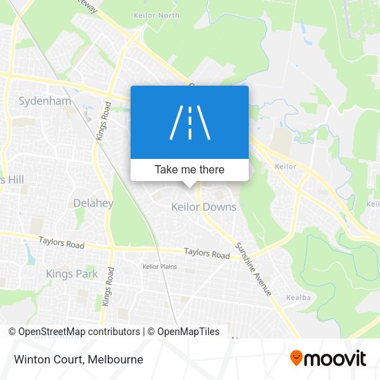 Winton Court map
