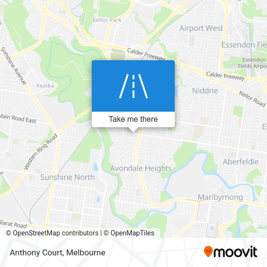 Anthony Court map