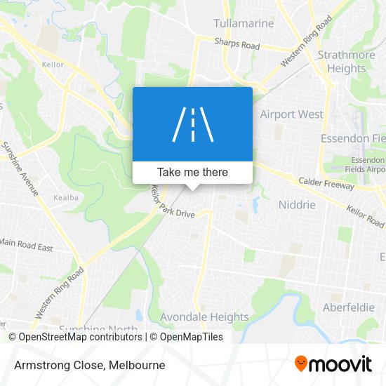 Armstrong Close map