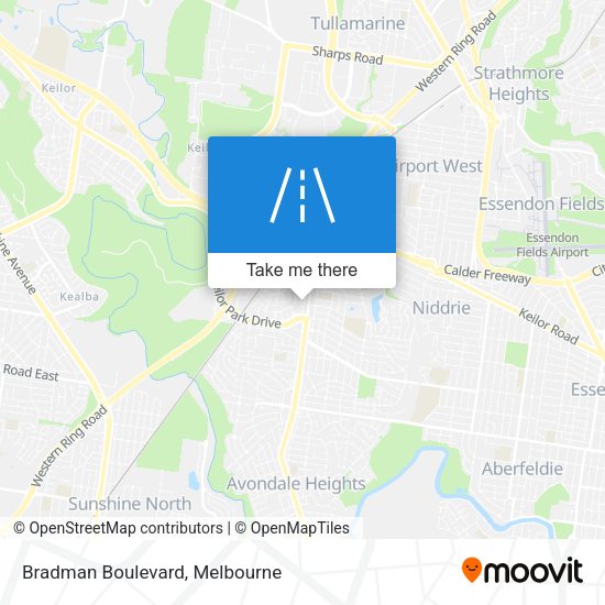 Bradman Boulevard map