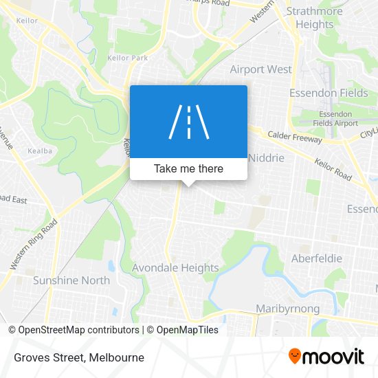 Groves Street map