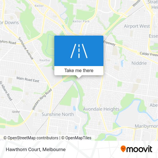 Hawthorn Court map