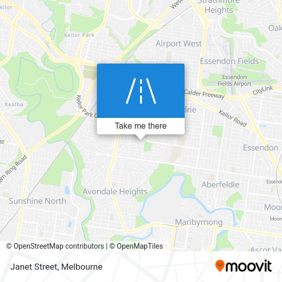 Janet Street map