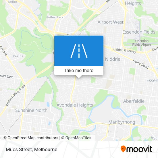 Mues Street map