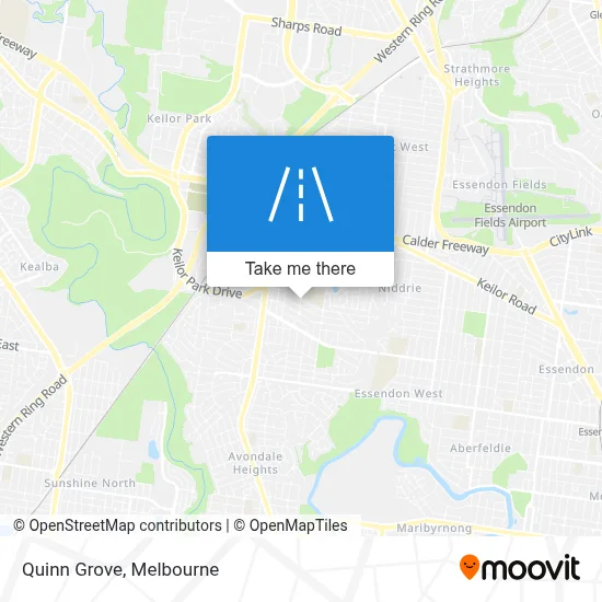Mapa Quinn Grove