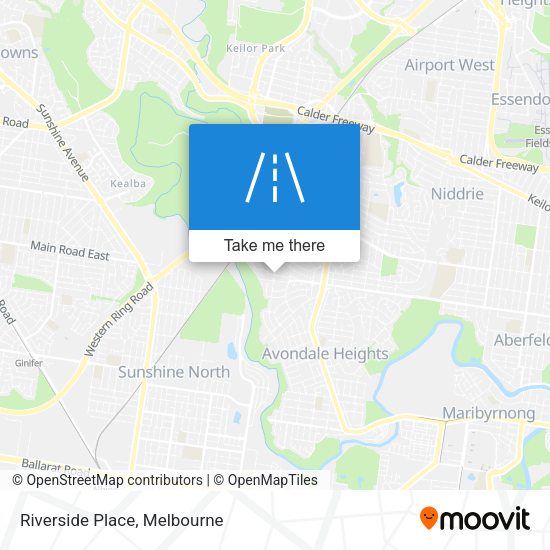Riverside Place map