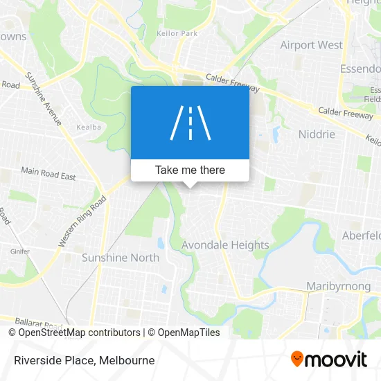 Mapa Riverside Place