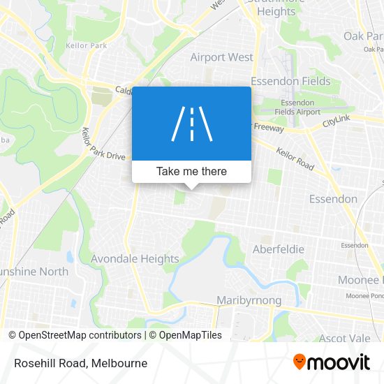 Rosehill Road map