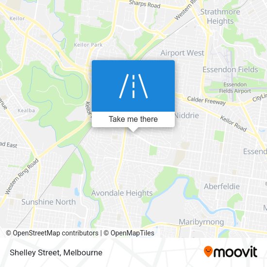 Shelley Street map