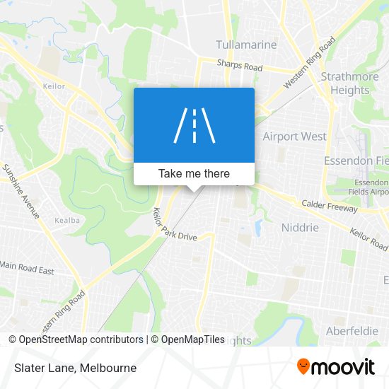Slater Lane map