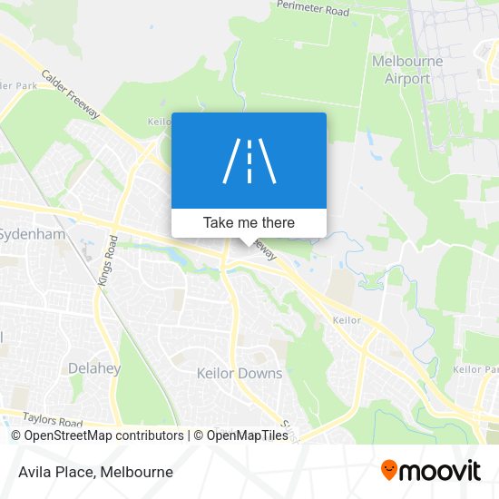 Avila Place map