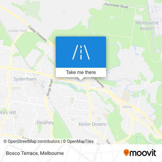 Bosco Terrace map