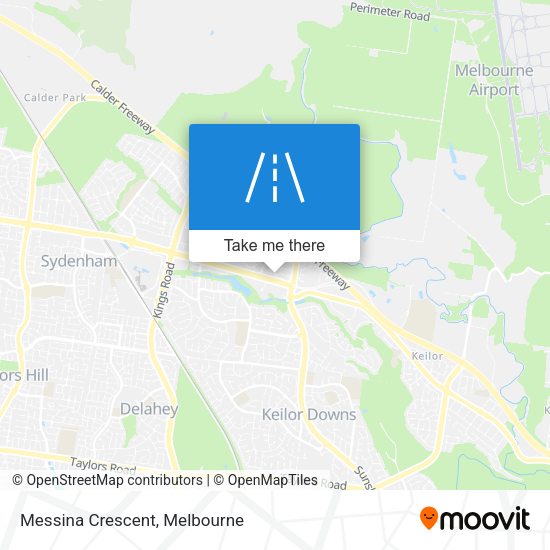 Messina Crescent map