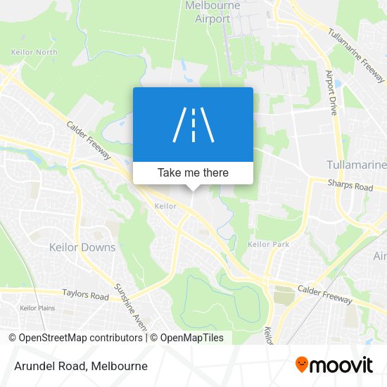 Arundel Road map