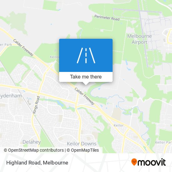 Highland Road map
