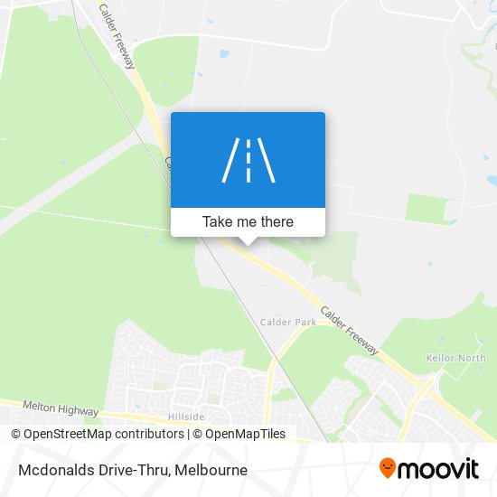 Mcdonalds Drive-Thru map