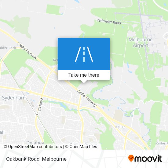 Oakbank Road map