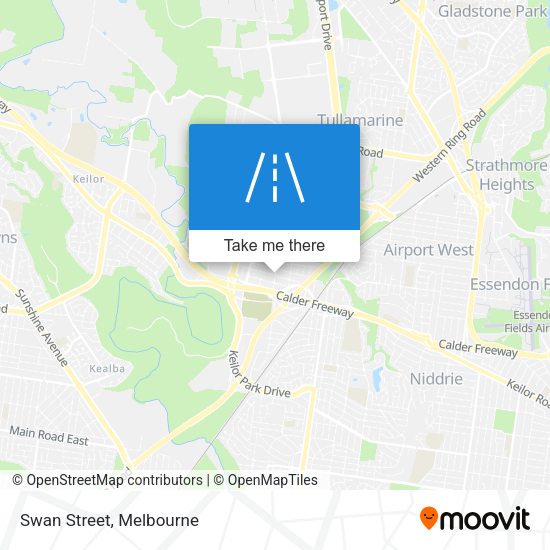 Swan Street map