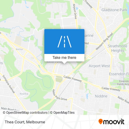 Thea Court map