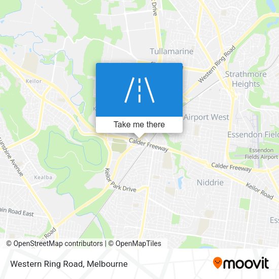 Western Ring Road map