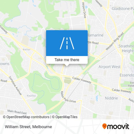 William Street map