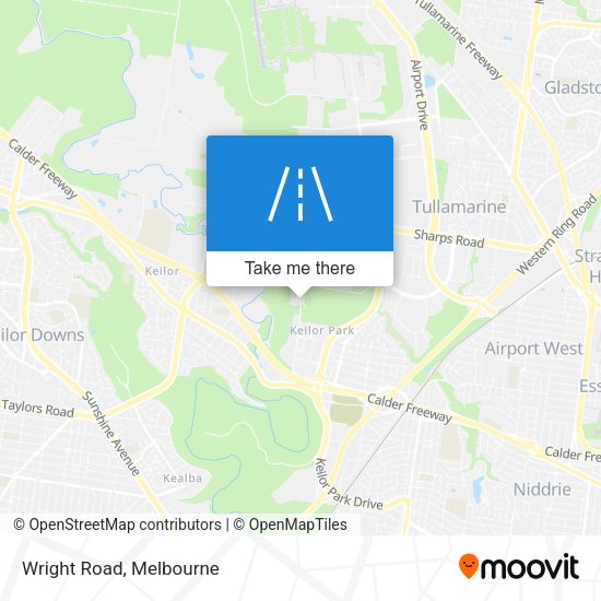 Wright Road map