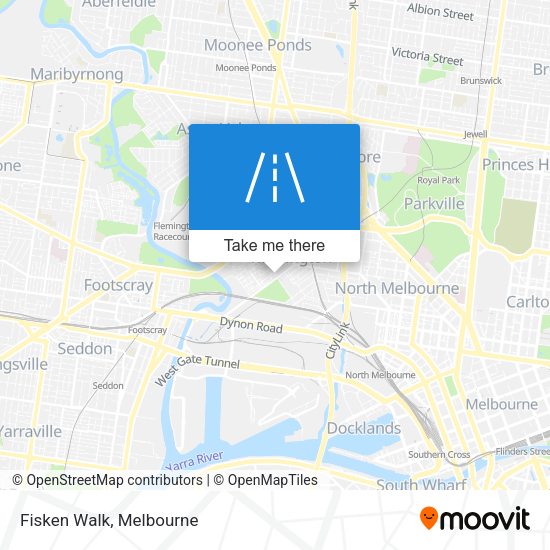 Fisken Walk map