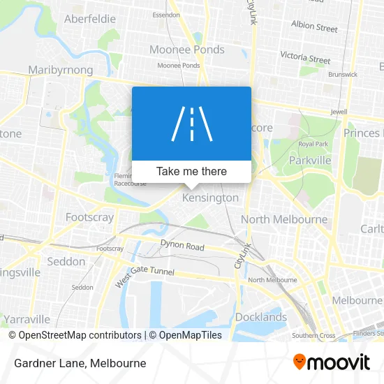 Mapa Gardner Lane
