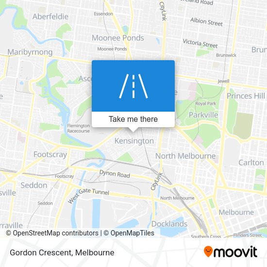 Gordon Crescent map