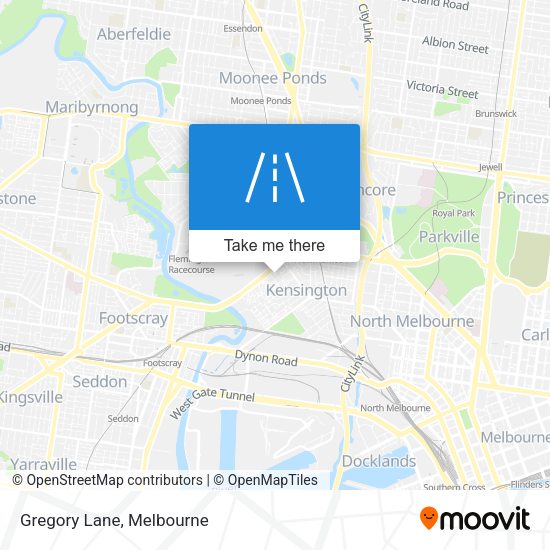 Gregory Lane map