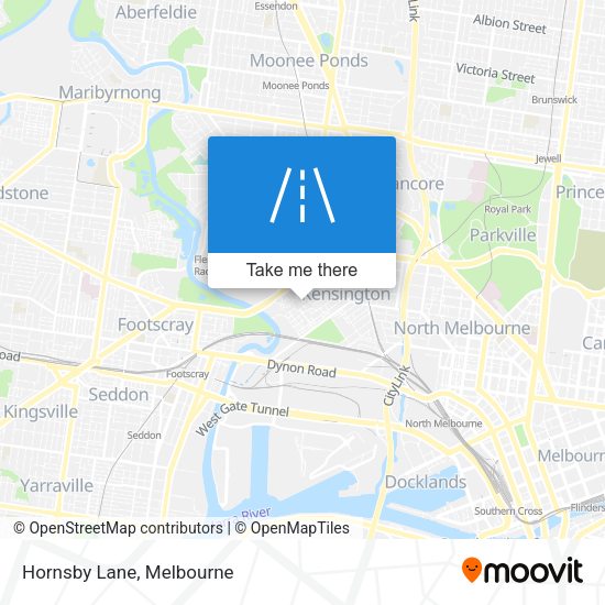 Hornsby Lane map