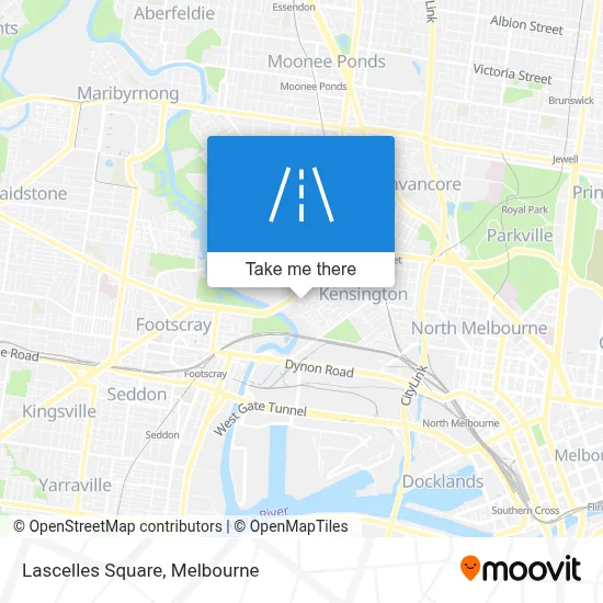 Mapa Lascelles Square