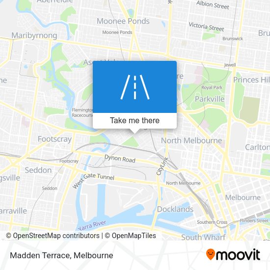 Madden Terrace map