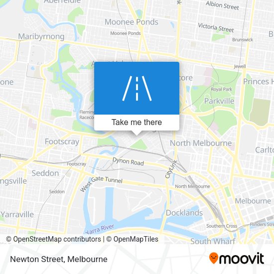 Newton Street map