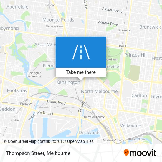 Thompson Street map