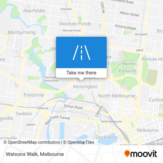 Watsons Walk map